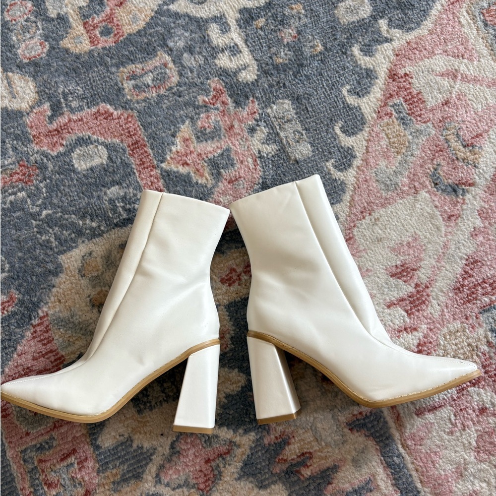 Nasty Gal White Boots
